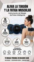 Mini Masajeador Cervical Portátil de Electroestimulación (Pack 3x2) – 10 Modos & Alivio Muscular Instantáneo